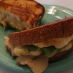 California sunset grilled cheese sandwich