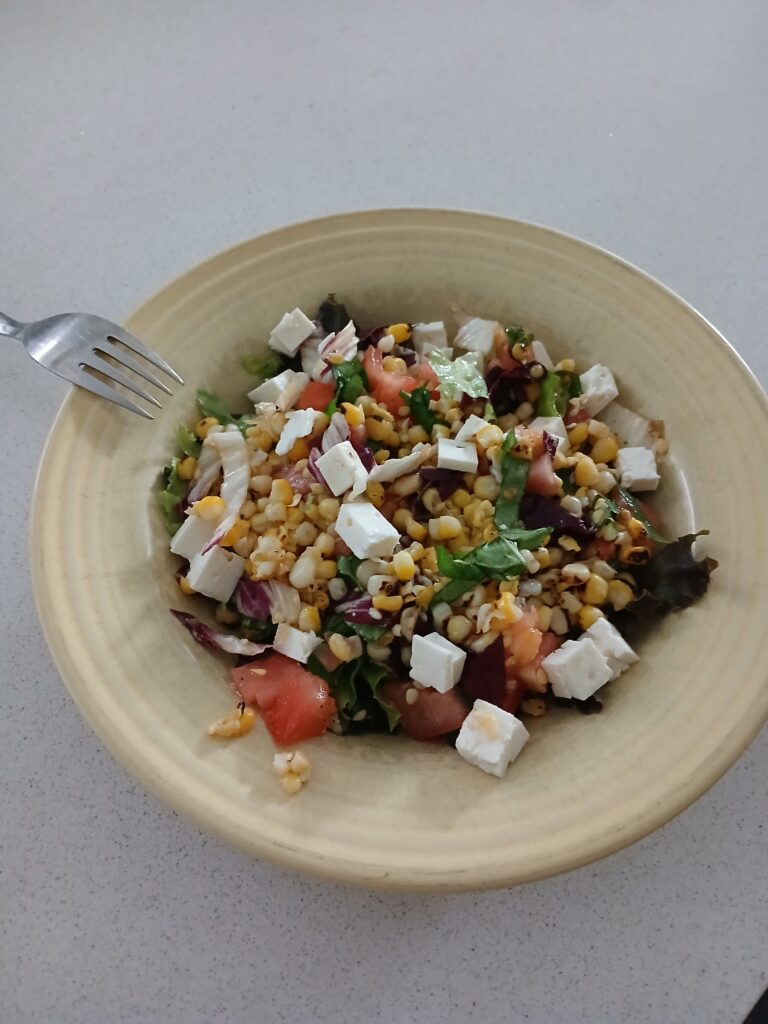 Roasted corn salad